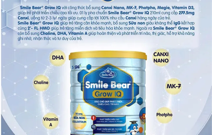 Smile Bear Grow IQ