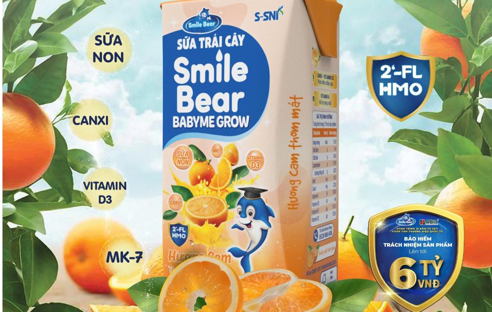 Sữa trái cây Smile Bear hương Cam